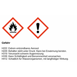 CRC Industriereiniger Industrial Eco Degreaser 33344-AA 500ml NSF K1/A8-Zulassung für die Lebensmitteltechnik, Technische Zeichnung