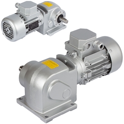 Schnecken-Stirnradgetriebemotor SRS 120 Watt 230/400V 50Hz IE2 i=41:1 Abtriebsdrehzahl ca. 68 /min Md2=13Nm (Betriebsanleitung im Internet unter www.maedler.de im Bereich Downloads), Produktphoto