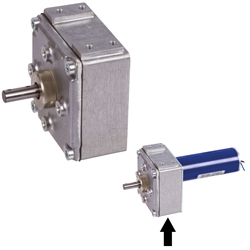 Stirnradgetriebe GE/I i=4320:1 passend zu Motoren 43040100 43040300 43040500 , Produktphoto