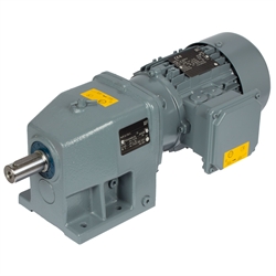 Stirnradgetriebemotor NR/I 0,12kW 230/400V 50Hz Bauform B3 n2 = 405 1/min Md2 = 2,80 Nm IE3 (Betriebsanleitung im Internet unter www.maedler.de im Bereich Downloads), Produktphoto