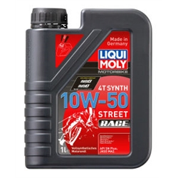 LIQUI MOLY Motorbike 4T Synth 10W-50 Street Race 4l Verpackungseinheit = 4 Stück (Das aktuelle Sicherheitsdatenblatt finden Sie im Internet unter www.maedler.de in der Produktkategorie), Produktphoto