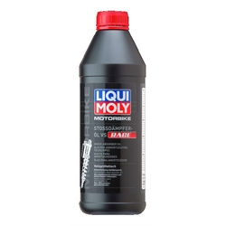 LIQUI MOLY Motorbike Stoßdämpferöl Race 1l Verpackungseinheit = 6 Stück (Das aktuelle Sicherheitsdatenblatt finden Sie im Internet unter www.maedler.de in der Produktkategorie), Produktphoto