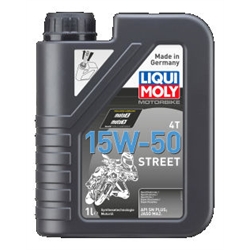 LIQUI MOLY Motorbike 4T 15W-50 Street 1l Verpackungseinheit = 6 Stück (Das aktuelle Sicherheitsdatenblatt finden Sie im Internet unter www.maedler.de in der Produktkategorie), Produktphoto