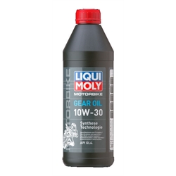 LIQUI MOLY Motorbike Gear Oil 10W-30 1l Verpackungseinheit = 6 Stück (Das aktuelle Sicherheitsdatenblatt finden Sie im Internet unter www.maedler.de in der Produktkategorie), Produktphoto