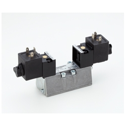 5/2-Wegeventil (Grundplattenventil) ISO STAR - Größe 1 - Betätigung Elektromagnet/Elektromagnet Norgren SXE0573-Z50-81-88N Spannung: 110/120 V a.c., Produktphoto