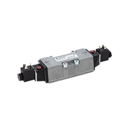 5/2-Wegeventil (Grundplattenventil) ISO STAR - Größe 3 - Betätigung Elektromagnet/Elektromagnet Norgren SXE0575-Z50-61-18J Spannung: 110/120 V a.c., Produktphoto