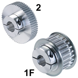 Zahnriemenrad mit Klemmnabe Profil T5 16 Zähne Bohrung 4H7 für Riemenbreite 10mm ALK23T5/16-2, Produktphoto